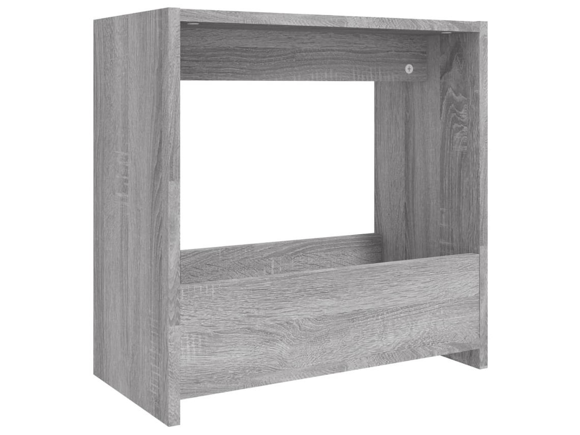 Maison Exclusive - Mesa Auxiliar Madera Contrachapada Gris Sonoma 50x26x50 Cm