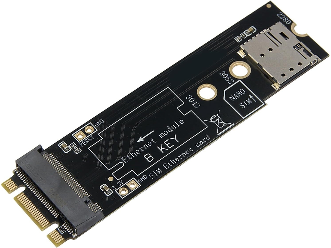 Tarjeta Adaptadora Pcie 2280 B Para Módulo De Red 3042 3052 Con Placas Base Ignífugas De 94 V.