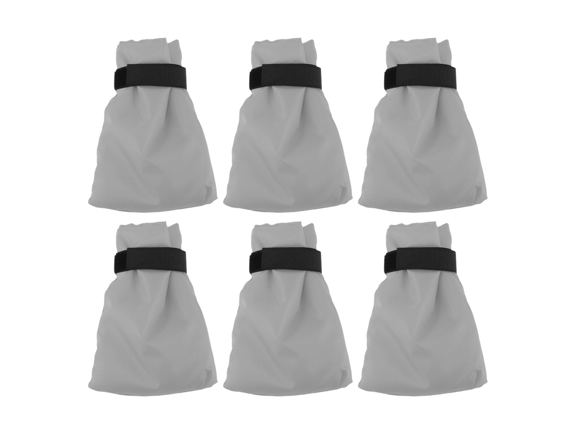 6 cubiertas de grifo gruesas, resistentes al agua y a la congelación, para exteriores, color gris invierno.