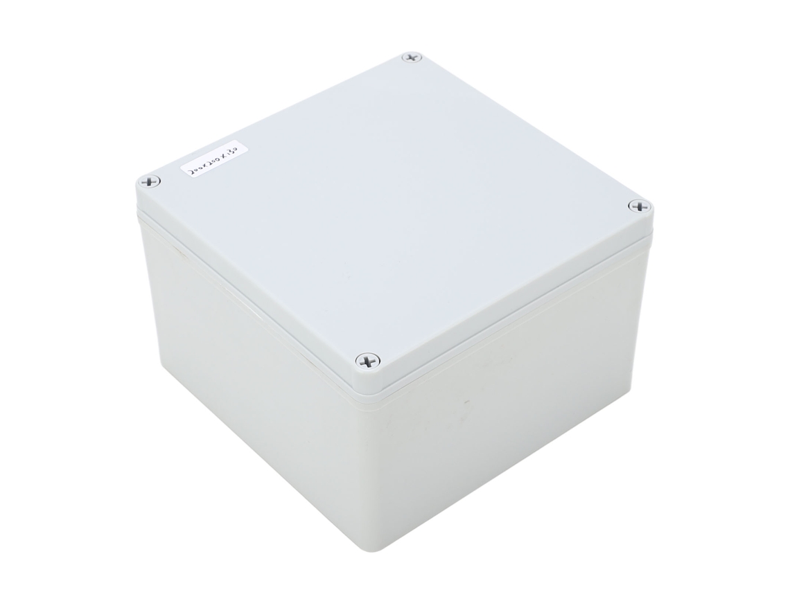 Caja De Conexiones Universal De Abs Impermeable Ip67 De 200x200x130 Mm Con Placa De Montaje