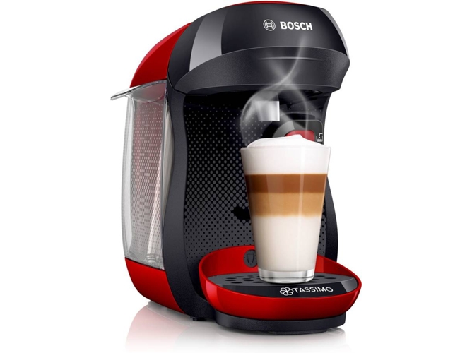 Bosch TAS1002V - Cafetera multi bebida Tassimo Happy en color negro -  Lacasadelelectrodomestico.com