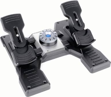 Mando Multiplataforma LOGITECH Pro Flight Rudder Pedals Negro