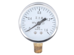Manómetro De Alta Precisión De Acero Inoxidable De 1/4 Npt Para Aire Y Agua, 0-1,6 Mpa