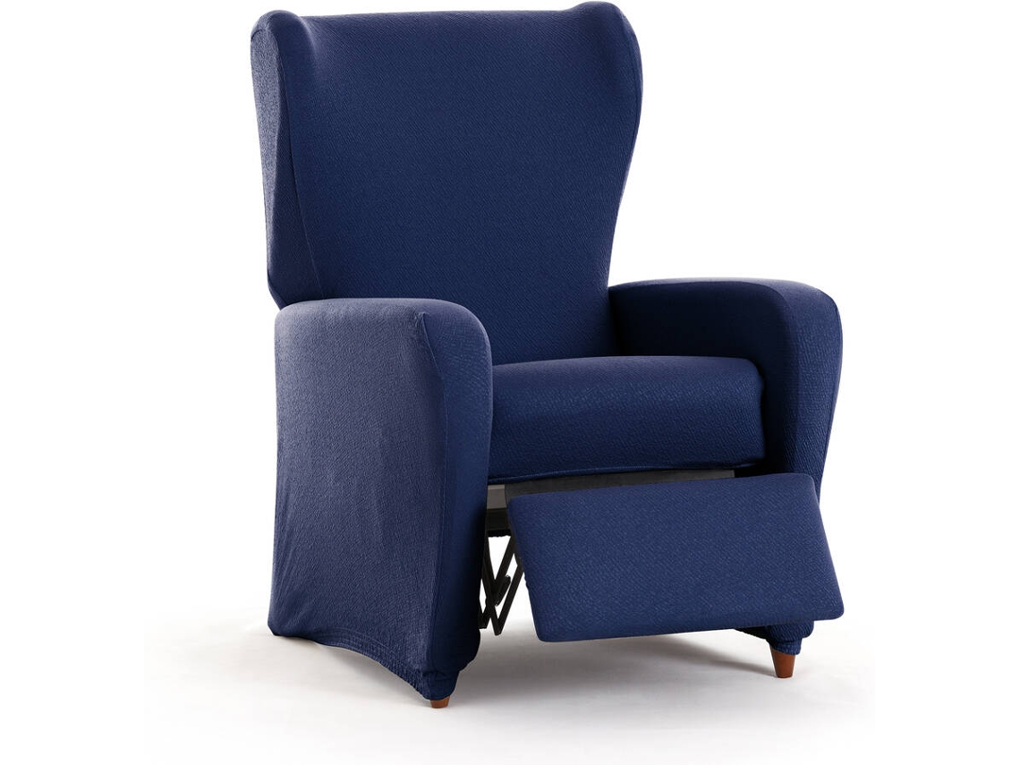 Funda de Sillón Relax EYSA Premium Bronx Tejido Multielástico (75 x 90 x 100 cm - Poliéster - Azul)