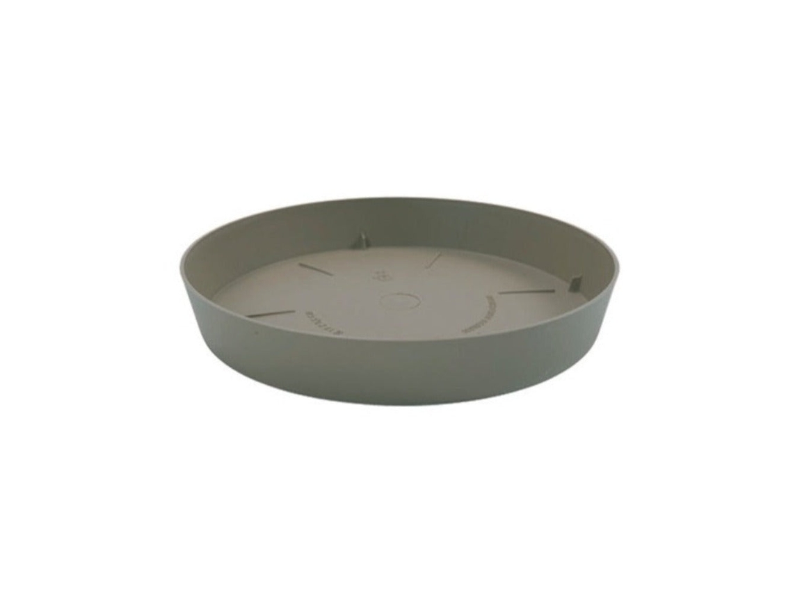 PLASTIKEN TES - Plato Redondo Ø17 cm para Macetas de 22 cm Taupé