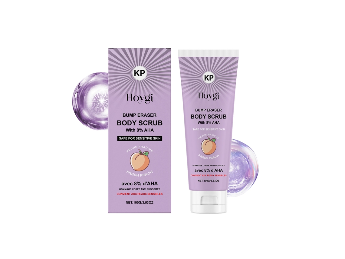 Exfoliante corporal de melocotón Worten para una piel suave.
