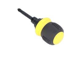 Destornillador De Trinquete De Ranura Cruzada Ajustable De 2 Propósitos Mini Acero Vanadio Cromo Hardware Amarillo