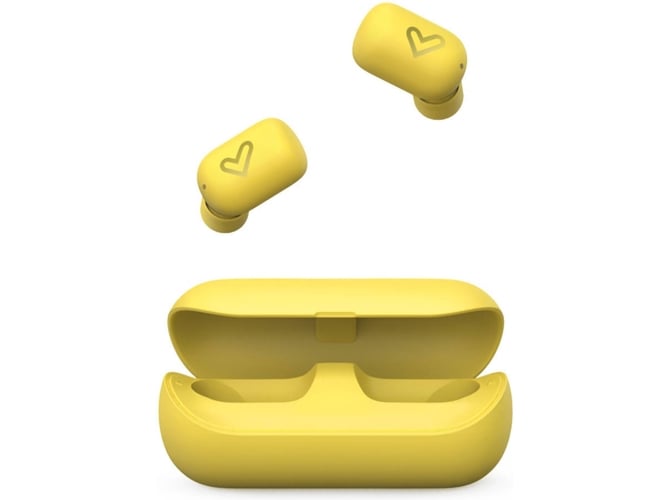 Auriculares Bluetooth True Wireless ENERGY SISTEM Urban 4 (In Ear - Micrófono - Amarelo)