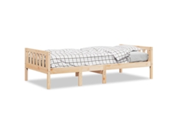 Cama Infantil Sin Colchón 90x190 cm Madera Maciza De Pino Dkd Home Decor
