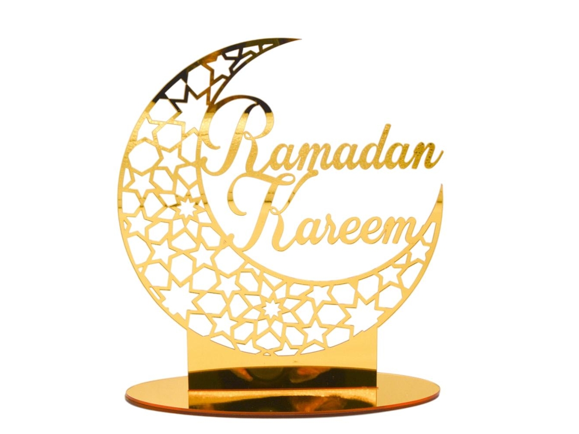 Adorno Acrílico Para Eid Mubarak, Decoración De Ramadán Para El Hogar, Regalos Festivos