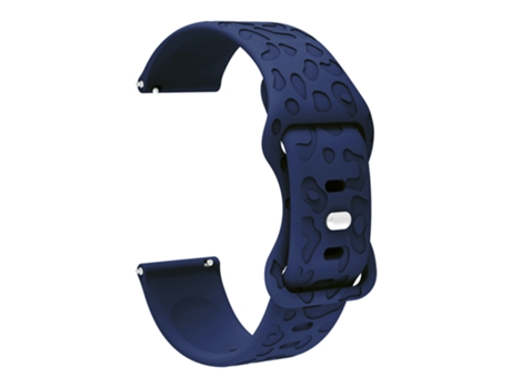 Pulseira de relógio de silicone de 20 mm para Samsung Galaxy Watch 6, Amazfit GTS 3, Ticwatch Azul