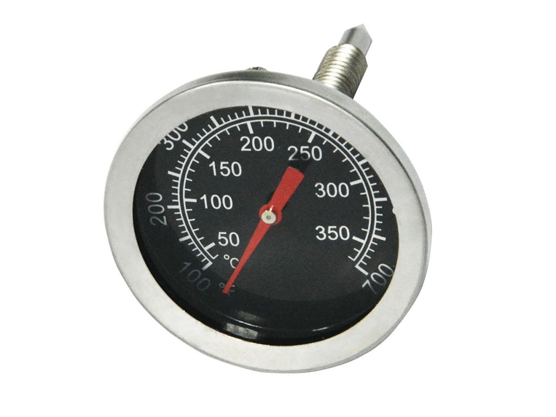 Termómetro Horno Bbq 52mm Acero Inox 50-350°c/°f, Para Parrilla/ahumador