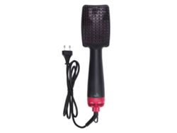 Secador De Pelo Multifuncional Iónico Con Peine, Aire Caliente Portátil, Enchufe Europeo, 220 V, Negro.