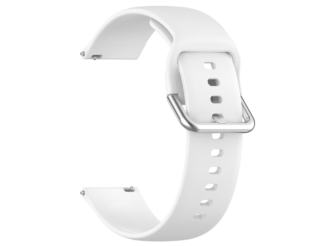 Pulsera de silicona universal para Amazfit GTR Mini/Amazfit GTS 4 Mini (20 mm), color blanco