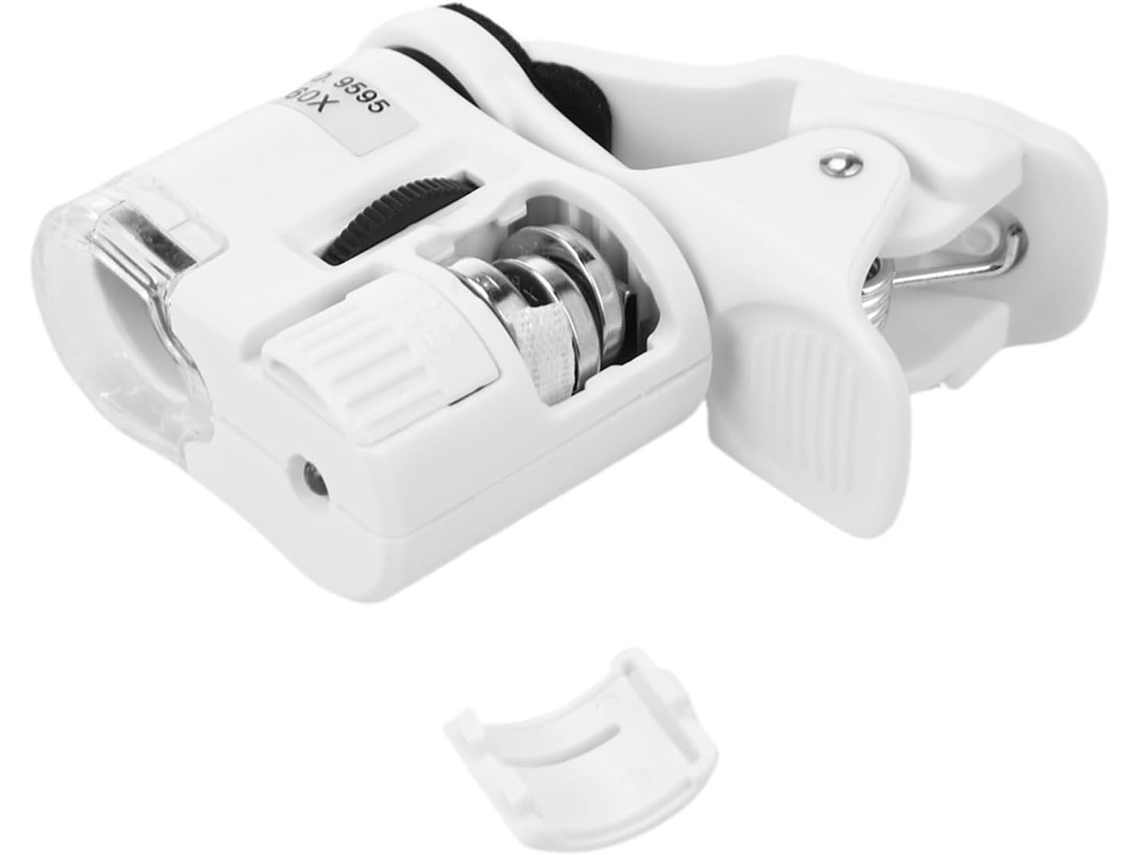 Microscopio De Bolsillo Universal Mini 60x Para Cámara, Lente Portátil