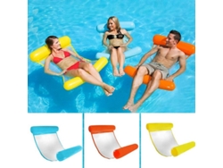 Hamaca Flotante Hinchable Tipo Cesta Para Piscina, Para Adultos Y Niños, Juguete De Playa, 130x70cm, Pvc