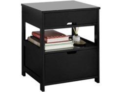 Mesita de Noche SOBUY FRG258-SCH (MDF - 45 x 55 x 38 cm)