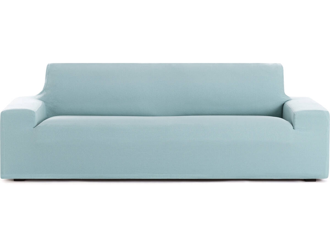 Funda de Sofá 2 Plazas EYSA Premium Bronx Tejido Multielástico (170 x 70 x 110 cm - Poliéster - Agua Marina)