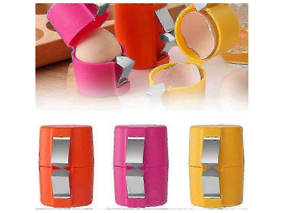 Cascador de huevos multifuncional (3 piezas), modelo 2025, para huevos crudos. Rosewell