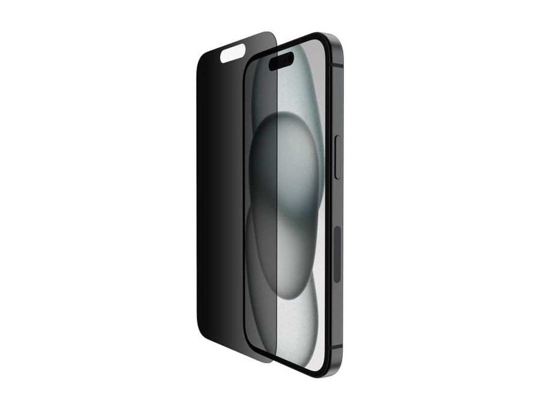 Protector De Pantalla Belkin Invisiglass Privacy Iphone 16 Pro Antiarañazos 0,29 Mm Fácil De Alinear