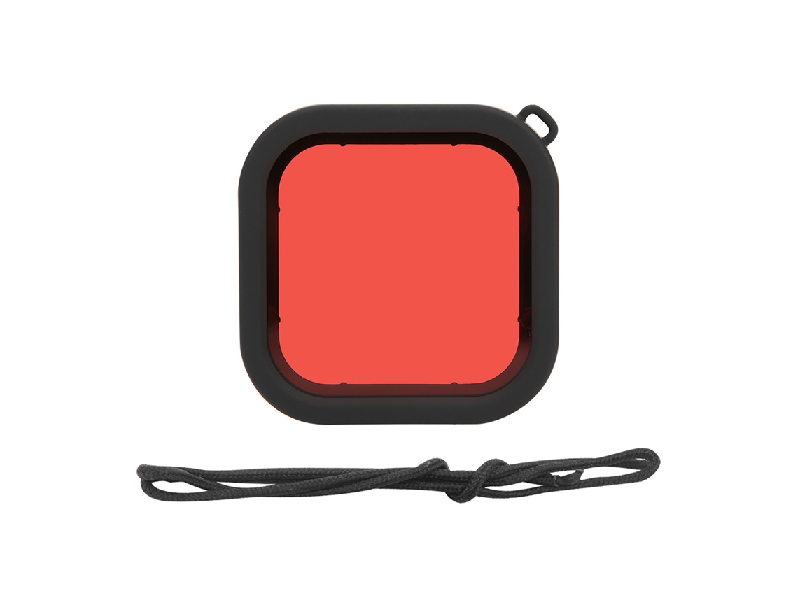 NEVEANCE Filtro de Lente ABS para Buceo con Cuerda para Carcasa Impermeable de Cámara de Acción GoPro 8