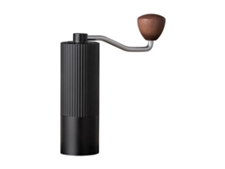 Molinillo de café manual de acero inoxidable para granos, núcleo CNC, Sfushos (negro, 7 dientes)
