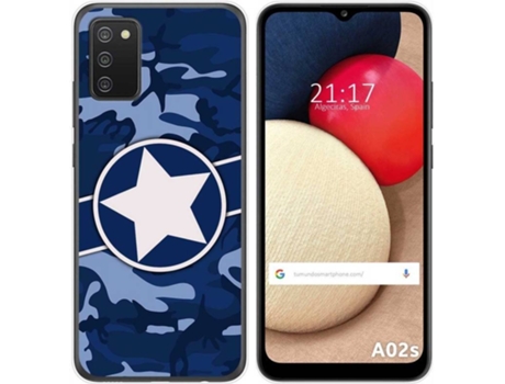 Carcasa Samsung Galaxy A02s TUMUNDOSMARTPHONE Camuflaje 03 Multicolor