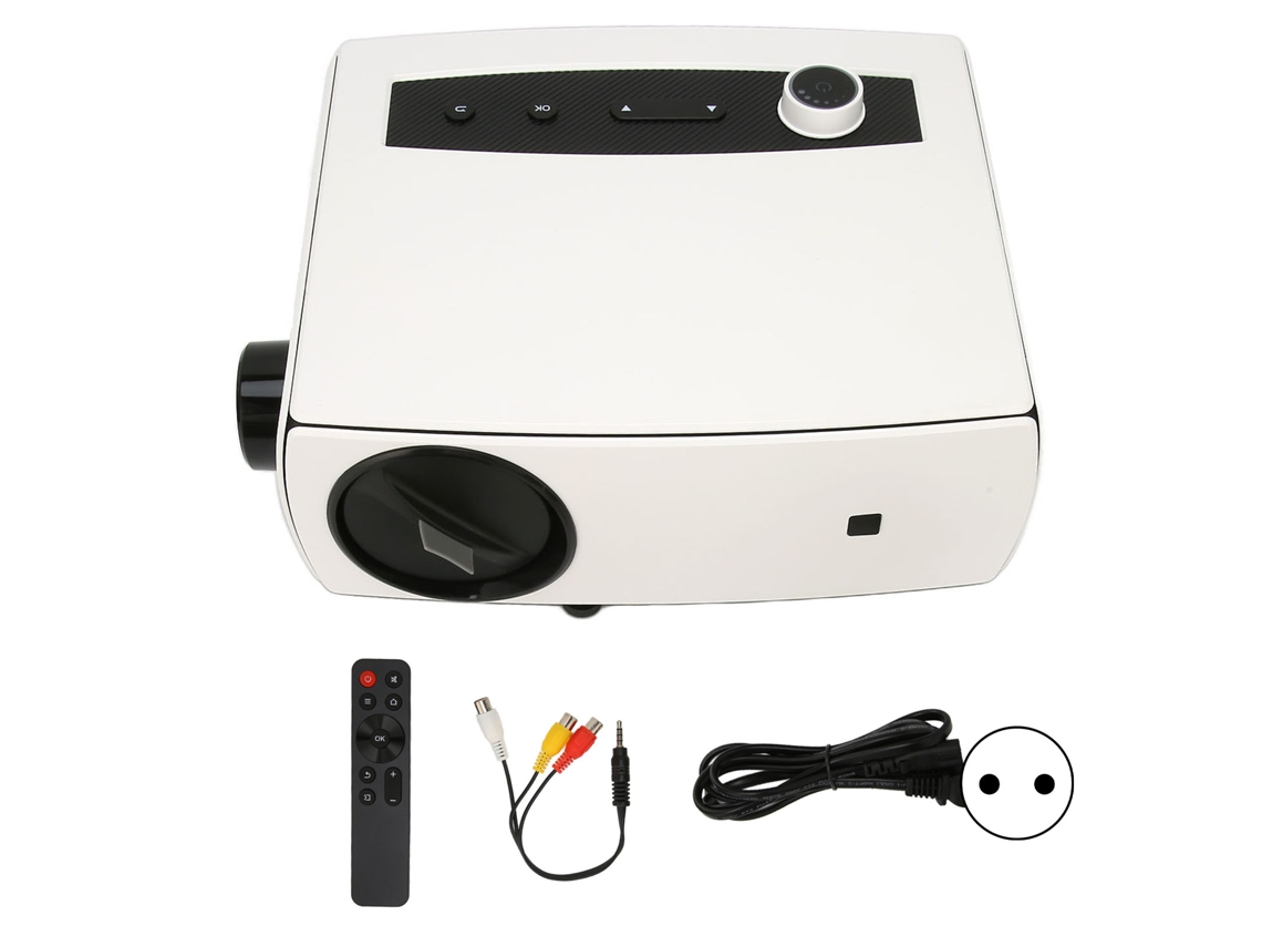 Proyector portátil con resolución HD 1080p y frecuencia 5G