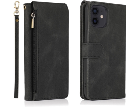 Carcasa iPhone 13 LOVEBABYLY Wallet Negro