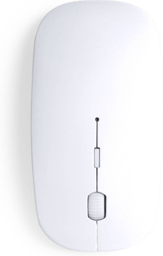Ratón SMARTEK Inalámbrico Diseño Ergonómico Blanco