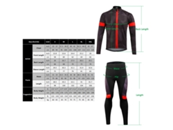 Conjunto De Ropa De Ciclismo De Invierno Para Hombre Con Chaqueta Y Pantalón Impermeables Con Acolchado 3d.