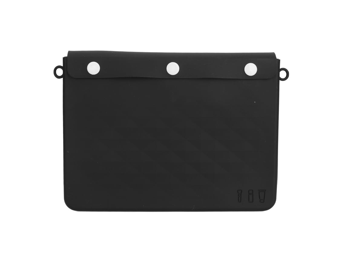 Bolsa De Cosméticos Portátil De Silicone Para Viagem Com Grande Capacidade E Design De Botão