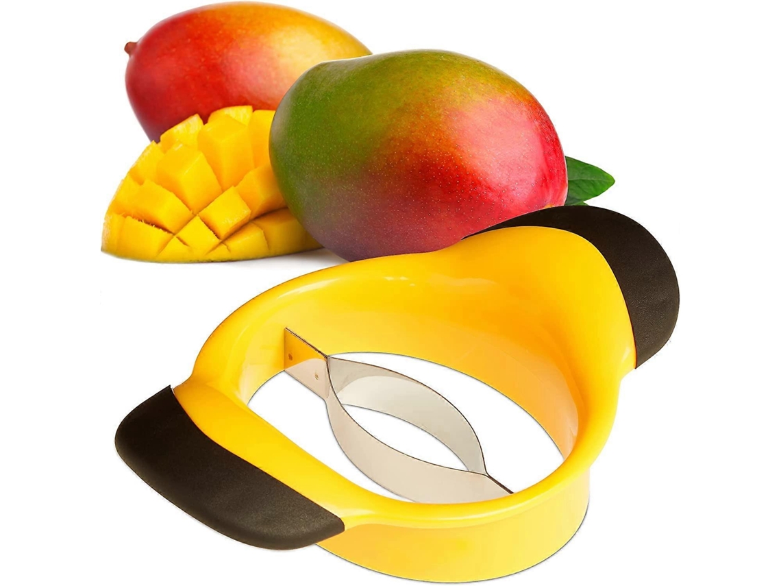Cortador De Mango Con Cuchilla De Acero Inoxidable Mango Antideslizante Diseño Ergonómico Lavavajillas 13.5x20x5cm