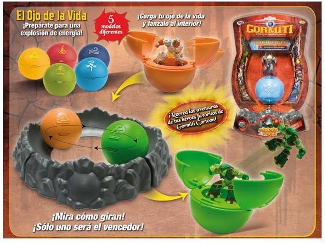 Figura de Acción GORMITI Cart Ojo De La Vida + + Are (Edad Mínima Recomendada: 4años)