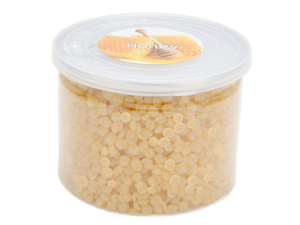 Perlas De Cera Depilatoria 10.6 Oz Punto De Fusión Bajo Alta Adherencia Para Depilación Miel