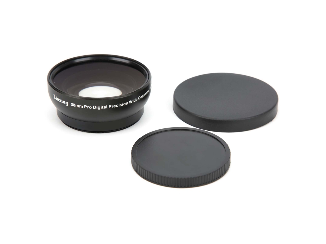 Lente Gran Angular 58mm 0.45x Universal De Metal Para Cámara, Accesorio De Cámara