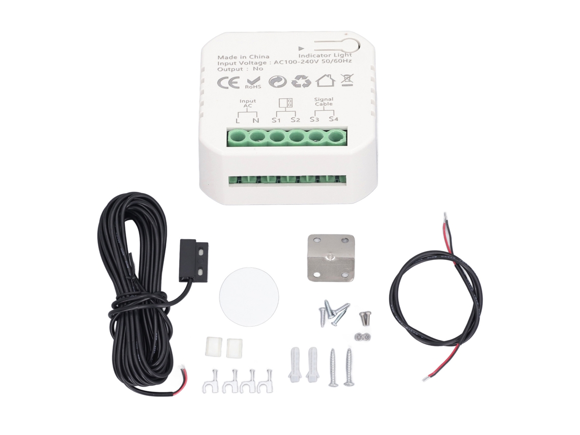 Controlador Inteligente Para Puerta De Garaje Con Wifi, Control Por Voz, Monitoreo En Tiempo Real, 100-240 V