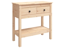 Mesa consola 75x35x75 cm Madera maciza de pino MAISON EXCLUSIVE