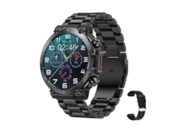 Reloj inteligente militar para hombre, resistente, con monitor de ritmo cardíaco y monitor de actividad física para bicicleta eléctrica (contesta y realiza llamadas)