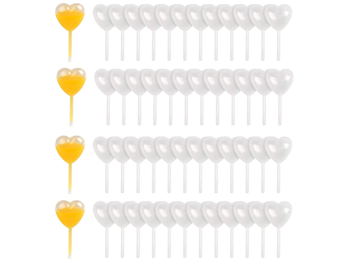 Pipetas de plástico de 4 ml, 50 piezas, para transferir líquidos a pastelitos y postres RNEMITERY