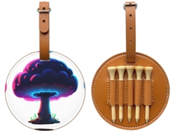 Bolsa para tees de golf: Fácil de transportar y más eficiente para jugar al golf.