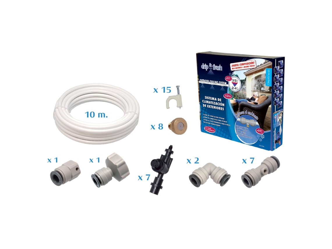 Kit de nebulización inicial DRIPFRESH con válvulas antigoteo