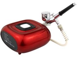 Kit De Aerógrafo Portátil De Doble Acción Con Mini Compresor De Aire Para El
