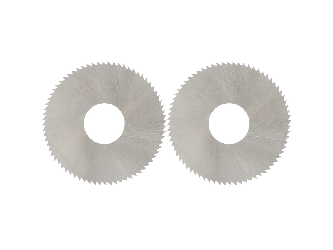Hoja De Sierra Circular De Acero De Alta Velocidad, 40x0,5 Mm, 72 Dientes, Para Pvc, Madera, Aluminio Y Plásticos.