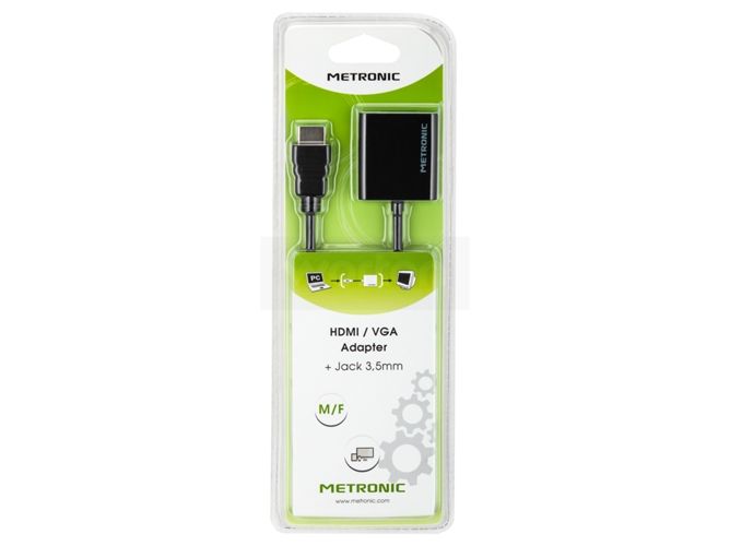 Cable de Vídeo METRONIC (HDMI/VGA)