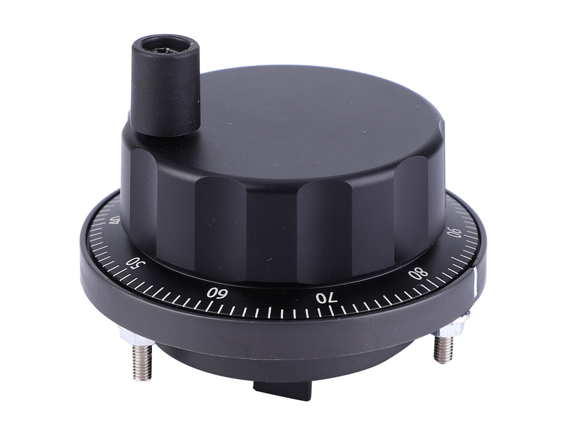 Giratório de Mão Metal Preto Gerador de Pulso 5-26V | S/MARCA