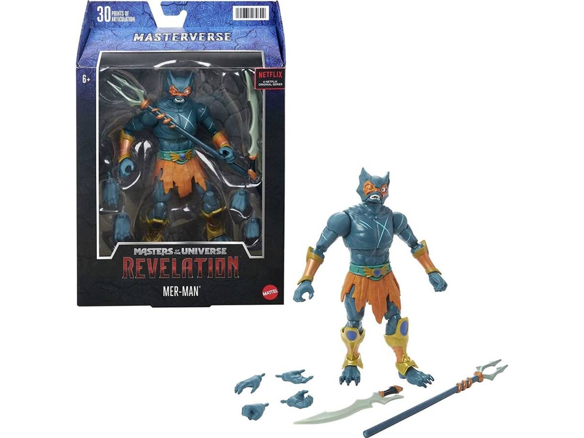 Figura Mer-Man Master of the Universe Revelation Masterverse 16 cm