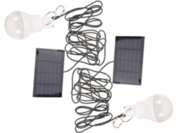 2 Luces Solares Gallineros Hogar, Bombillas Recargables