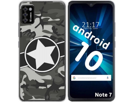 Carcasa Cubot Note 7 TUMUNDOSMARTPHONE Camuflaje 02 Multicolor