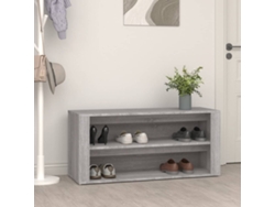 Zapatero Organizador en Derivados de Madera Sonoma Gris 100X35X45 Cm
